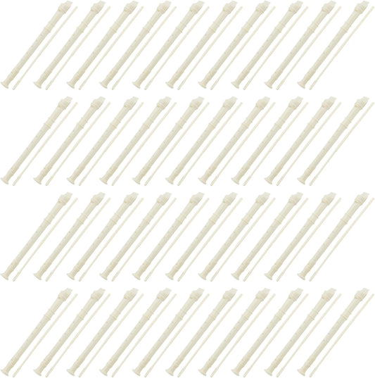 40 PCS 8 Hole Recorder Instrument, Soprano Descant Recorder Musical Instruments with Cleaning Rod, Plastic Flute Instrument for Beginners School Student Music Instrument