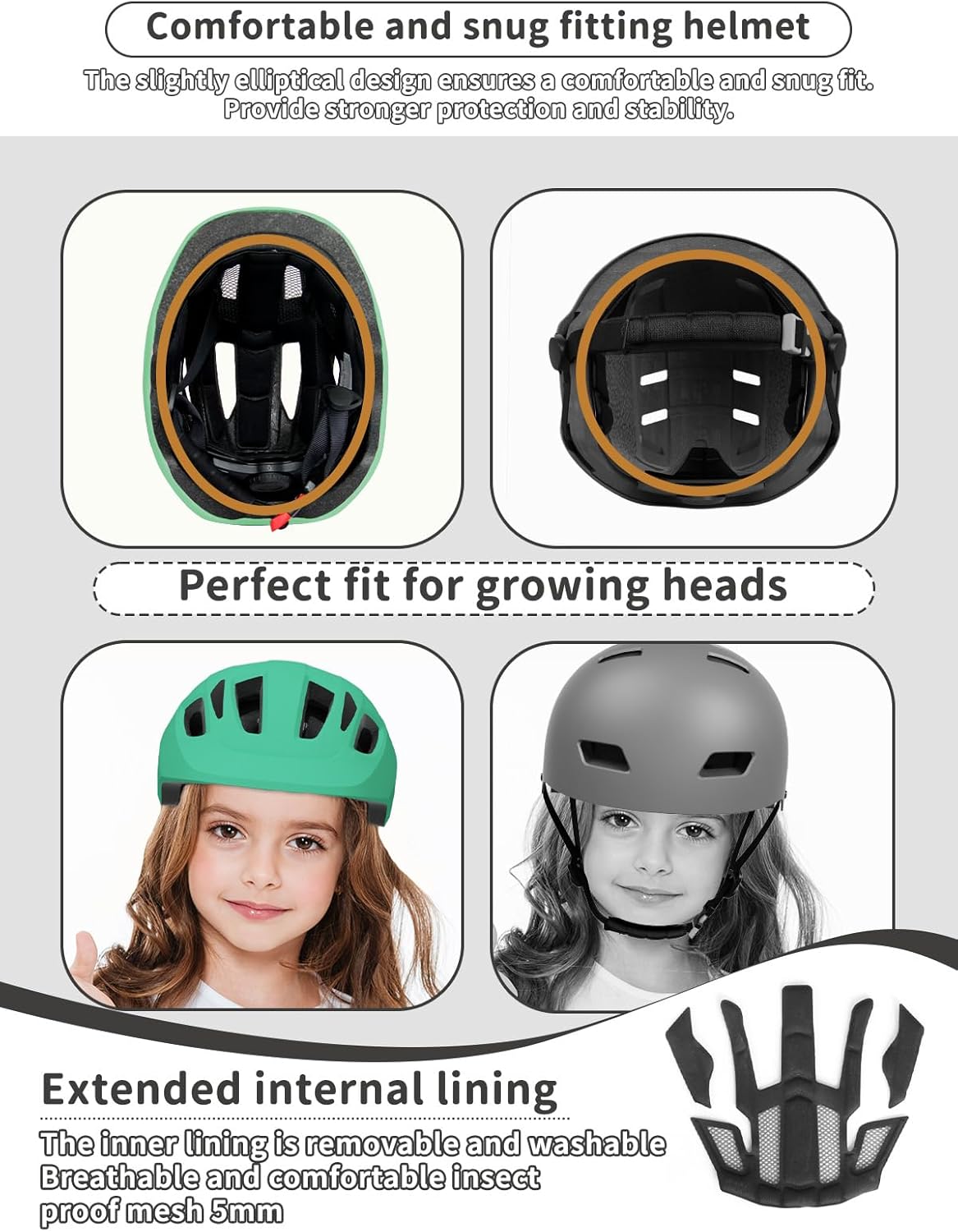 XJD Toddler Helmet Kids Bike Helmet for Infant/Baby Multi-Sport Adjustable Skateboard for Kids Boys Girls Lightweight for Age 1 and Older