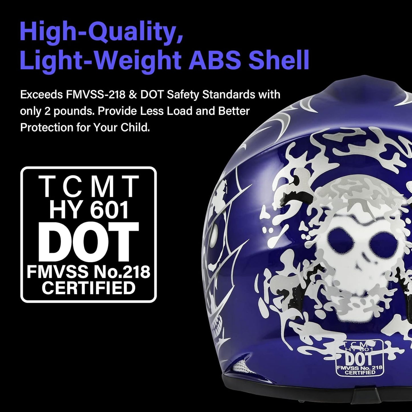 TCMT Dot Youth & Kids Motorcycle Off-Road Helmet Full Face Motocross Street Dirt Bike Mountain Bike BMX MX ATV Helmet+Goggles+Gloves New