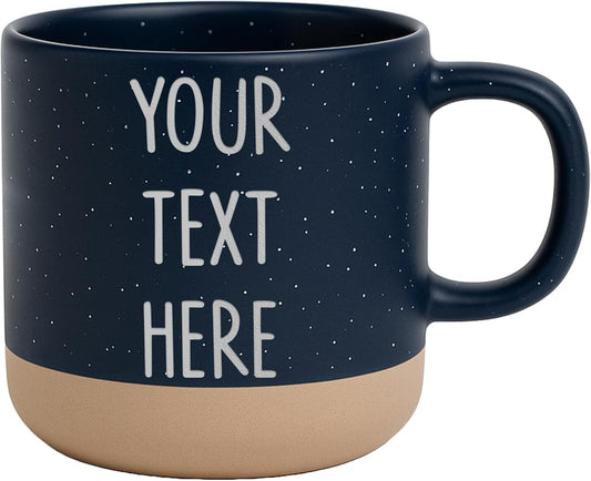 Custom Coffee Mug – Personalized Ceramic Cup with Name – 12 oz Cute Coffee Mugs – Unique Customized Gifts – Design Your Own Customizable Mug – Large Custom Cups for Men & Women (02)