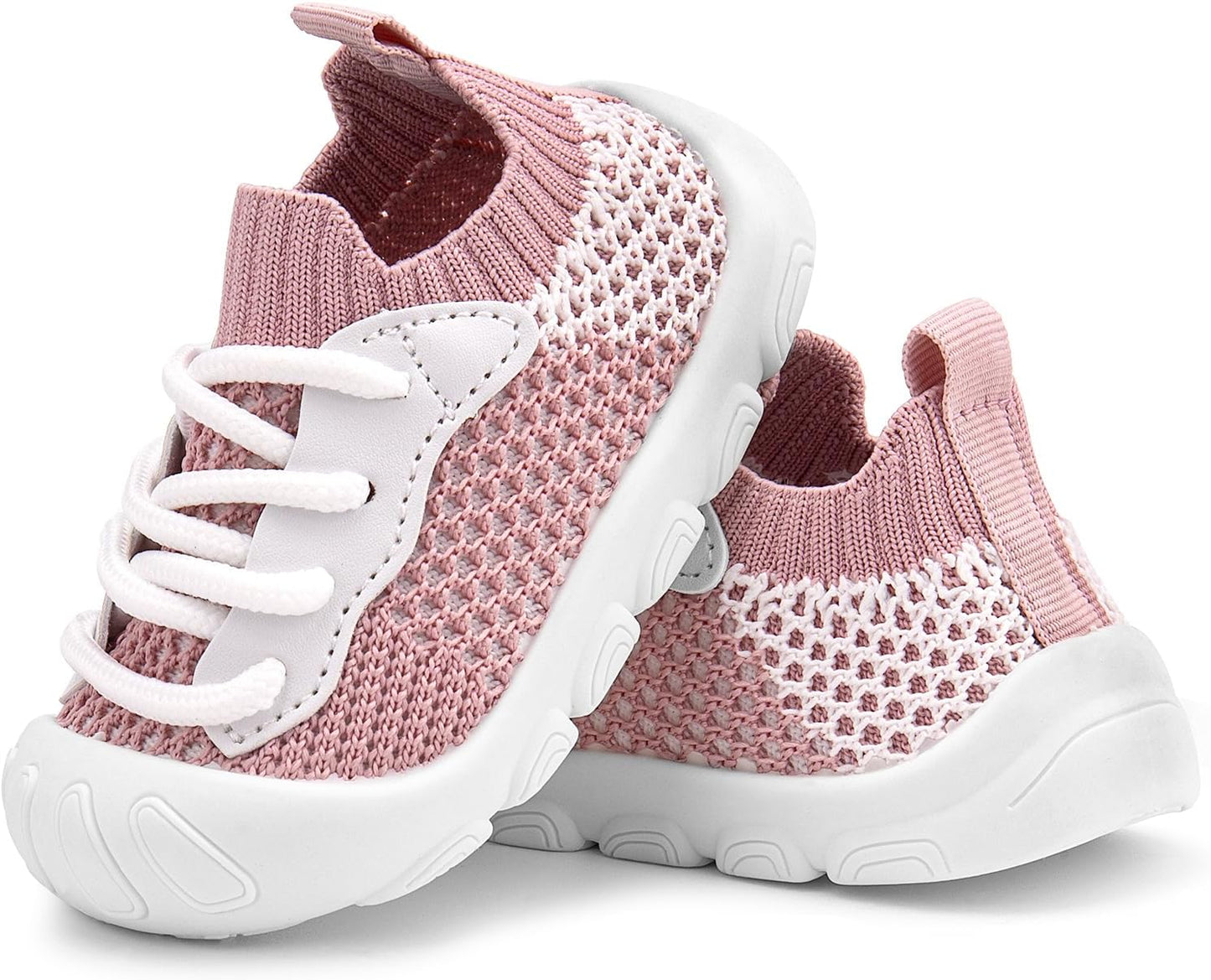 Charrost Toddler Baby Girl Boy First Walking Shoes Checkered Sneakers Sizes 3/4/5/6/7/8T. Soft, Cute,Flexible for First Walkers. Non-Slip, Slip On, Wide Toe Box Indoors Outdoors
