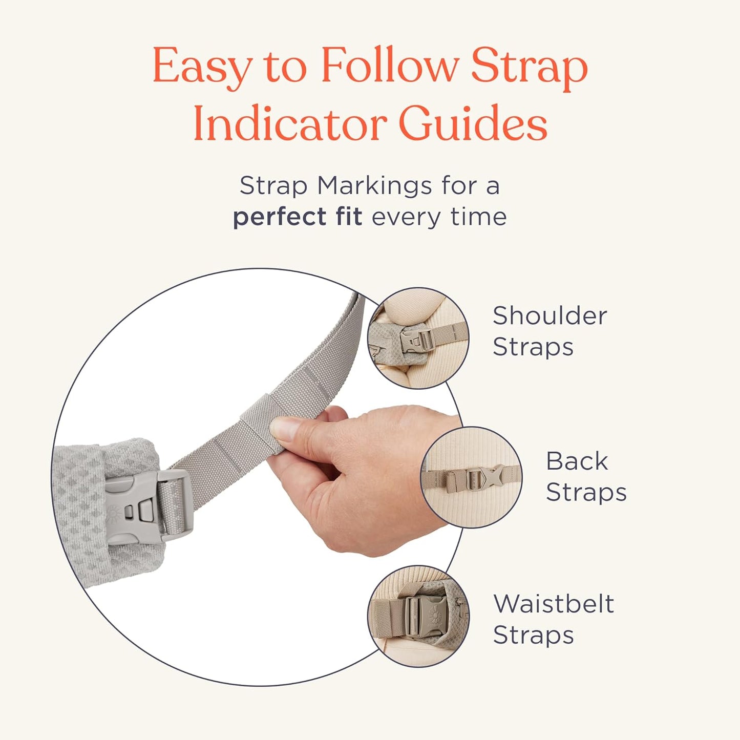 Ergobaby Omni Deluxe Baby Carrier Newborn to Toddler - Breathable Baby Carriers for Summer - All-Position Carrier with Enhanced Lumbar Support & Airflow (7-45 Pounds), Mesh, Graphite Grey