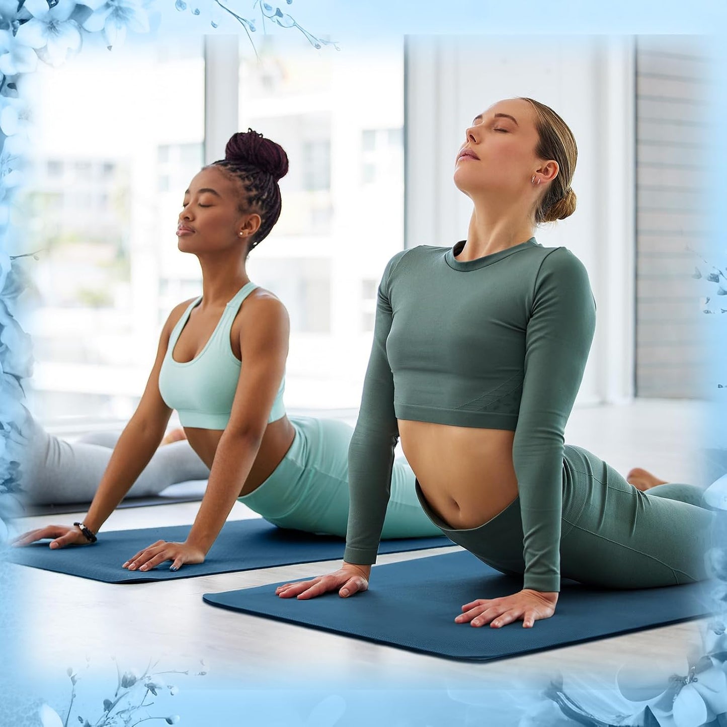 Timgle 6 Pack Yoga Mats Bulk Non Slip Exercise Yoga Mat Thick Anti Slip Tear Resistant Sports Gym for Fitness Stretching Home Workout and Studio