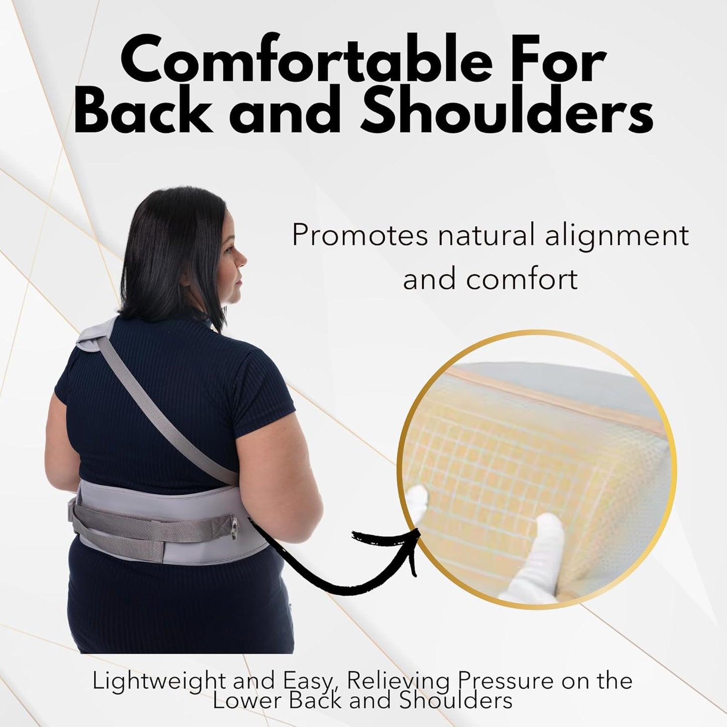 Baby Hip Carrier - Effortless Hands-Free Adjustable Fit Grey Baby Wraps Carrier for Newborns & Toddlers 8-45 lbs - Soft & Breathable Material with 4 Carrying Positions Multi-Pocket