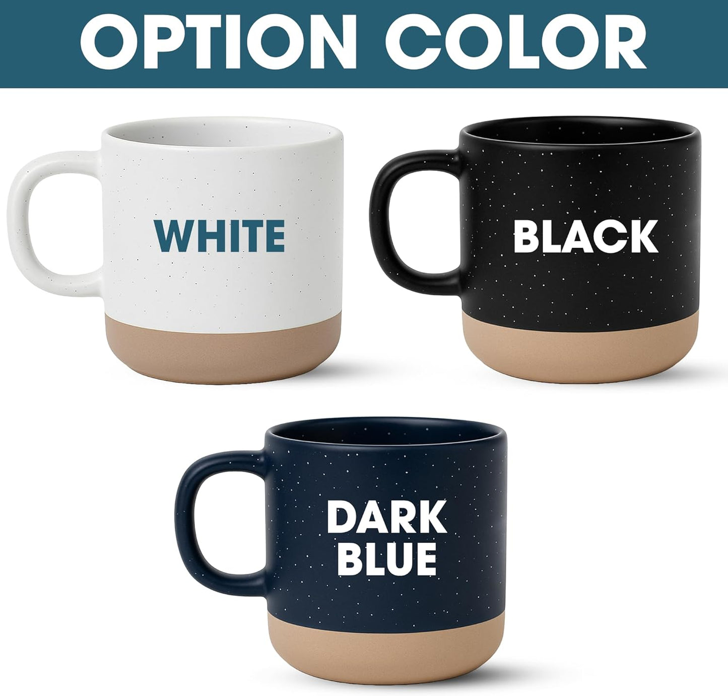 Custom Coffee Mug – Personalized Ceramic Cup with Name – 12 oz Cute Coffee Mugs – Unique Customized Gifts – Design Your Own Customizable Mug – Large Custom Cups for Men & Women (02)