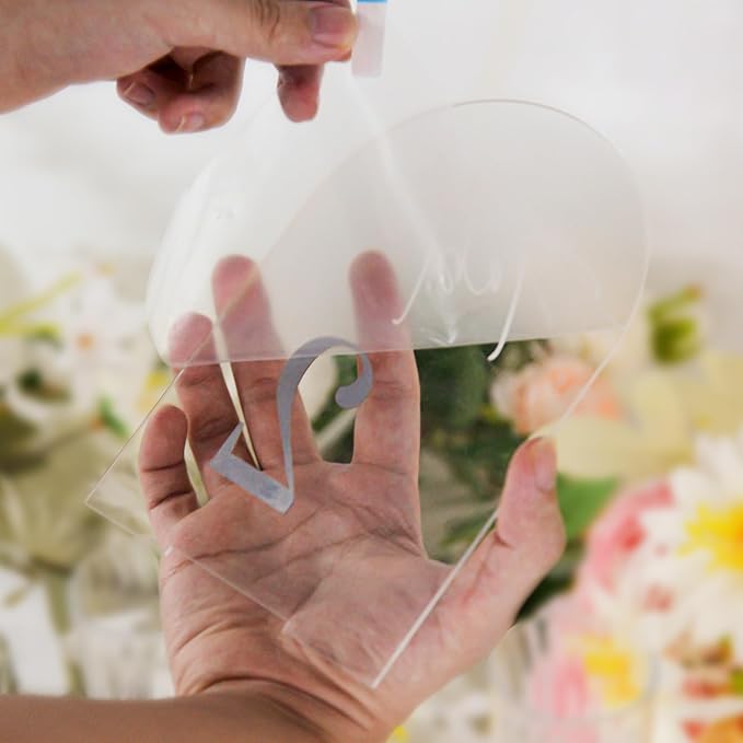 Arch Wedding Table Numbers 1-10 w/Stand, Gold 3D Table Numbers for Reception - 5.5" X 7" Elegant Acrylic Arch Sign with Holder, Perfect for Wedding, Anniversary, Banquet, and Event Decor