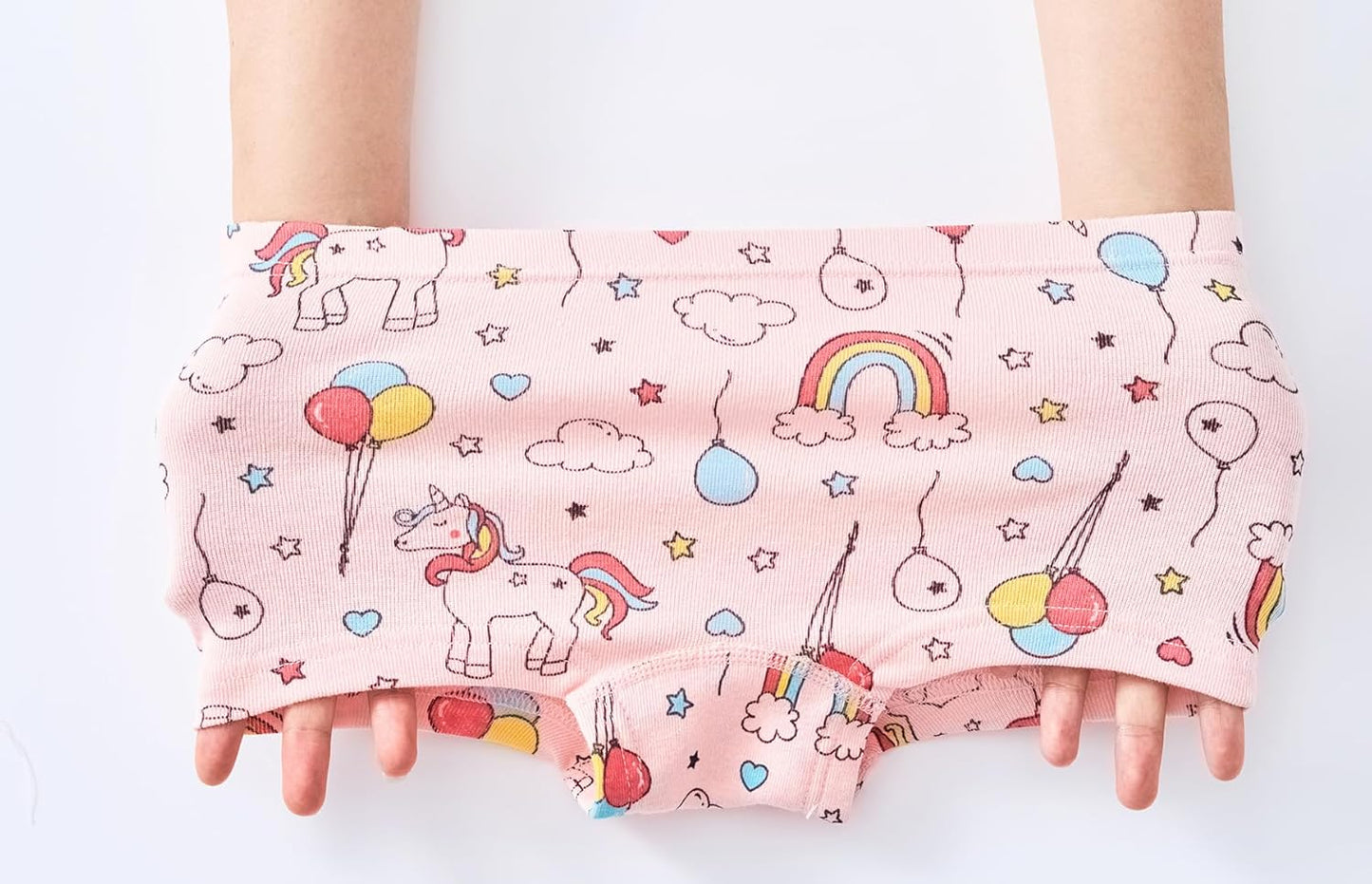 CHUNG Toddler Little Girls Kids Briefs Panties Soft Cotton Boyshort Underwear Pack Big Girl Daily Cute Pattern