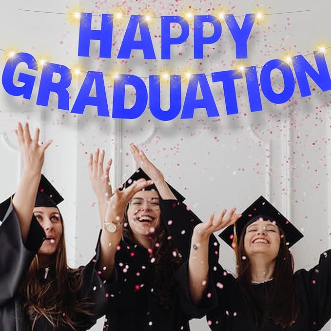 167Pcs DIY Glitter Customizable Banner Kit Hanukkah Custom Banners DIY Happy Birthday Letters Personalized Banner Decor for Christmas Baby Shower Birthday Party Decoration(Glitter Sapphire Blue)