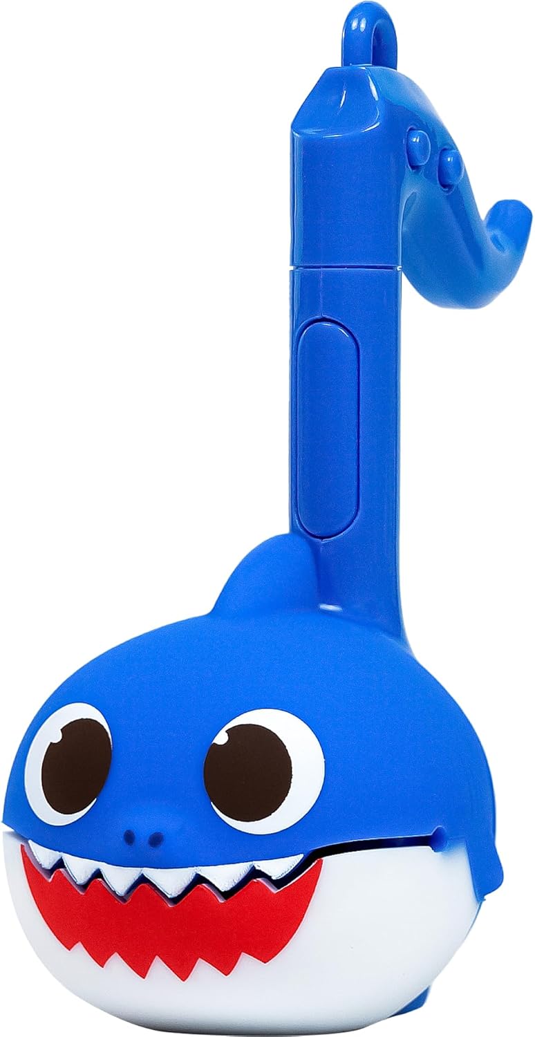 Otamatone Melody [Special Baby Shark Edition] Portable Mini Size Electronic Keychain Musical Toy from Japan – by Maywa Denki [English Instructions] – Daddy Shark