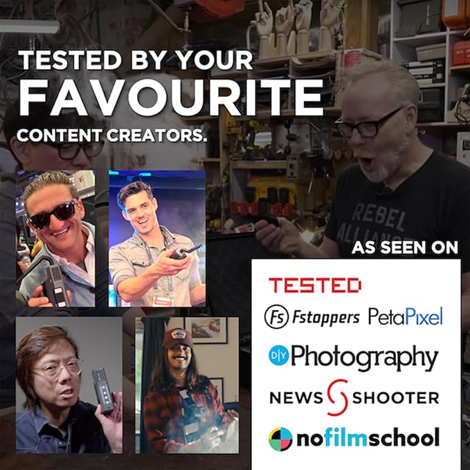 PMI SmokeNINJA PRO KIT - Portable Fog Machine with Bluetooth, 3rd Gen Haze Nozzle for Cinematic & Studio Use - Perfect for Cinematography, Photography, and Events(PRO KIT)