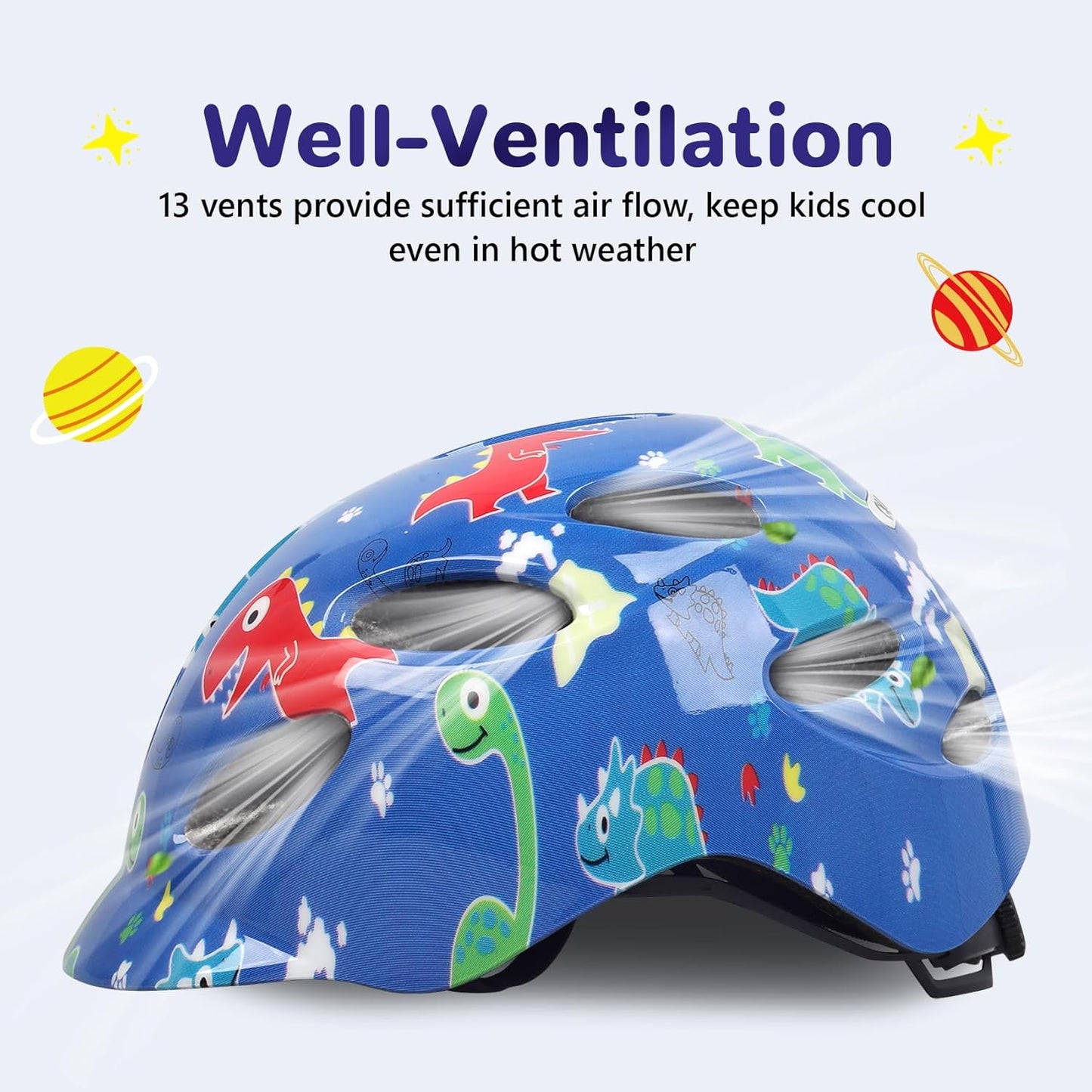 Kids/Youth Bike Helmet for Boys Girls and Teens, Adjustable and Multi-Sport for Bicycle, Kick Scooter, Skateboard, Roller/Inline Skate