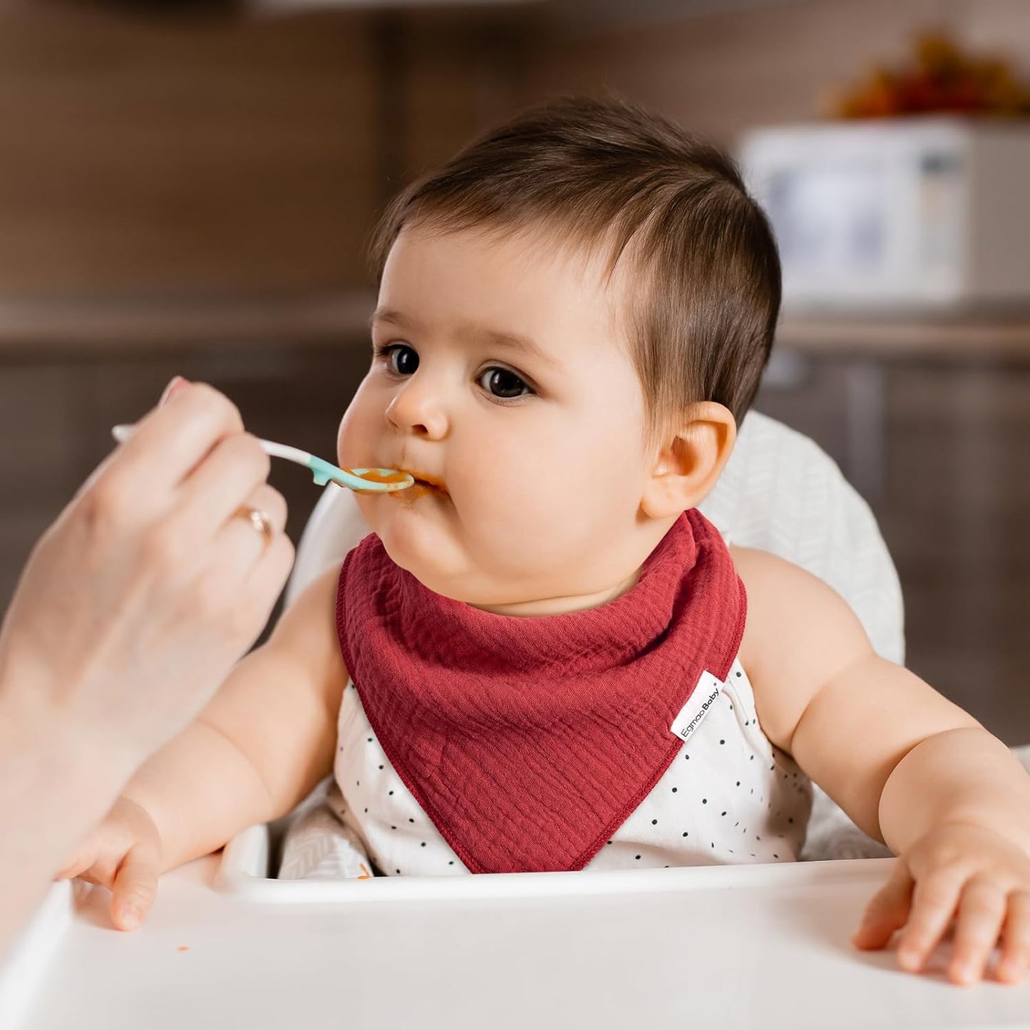 Muslin Baby Bibs for Boys Girls,10 Pack Super Absorbent Baby Bandana Drool Bibs Set for Teething and Drooling,100% Cotton Soft for Infant,Newborn