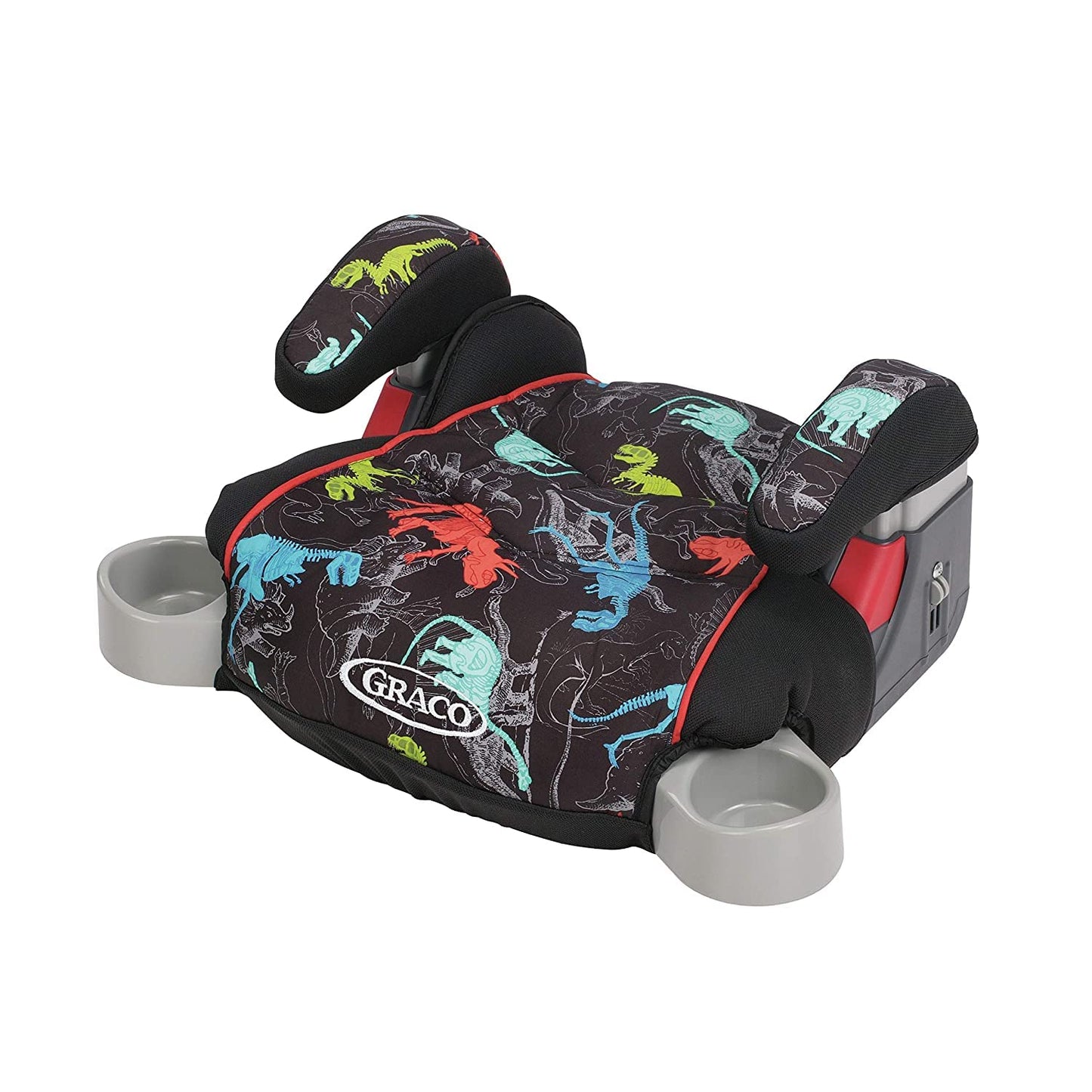 Graco TurboBooster Backless Booster Car Seat, Dinorama, for Ages 4-10, 40-100 Pounds, Up to 57 Inches Tall