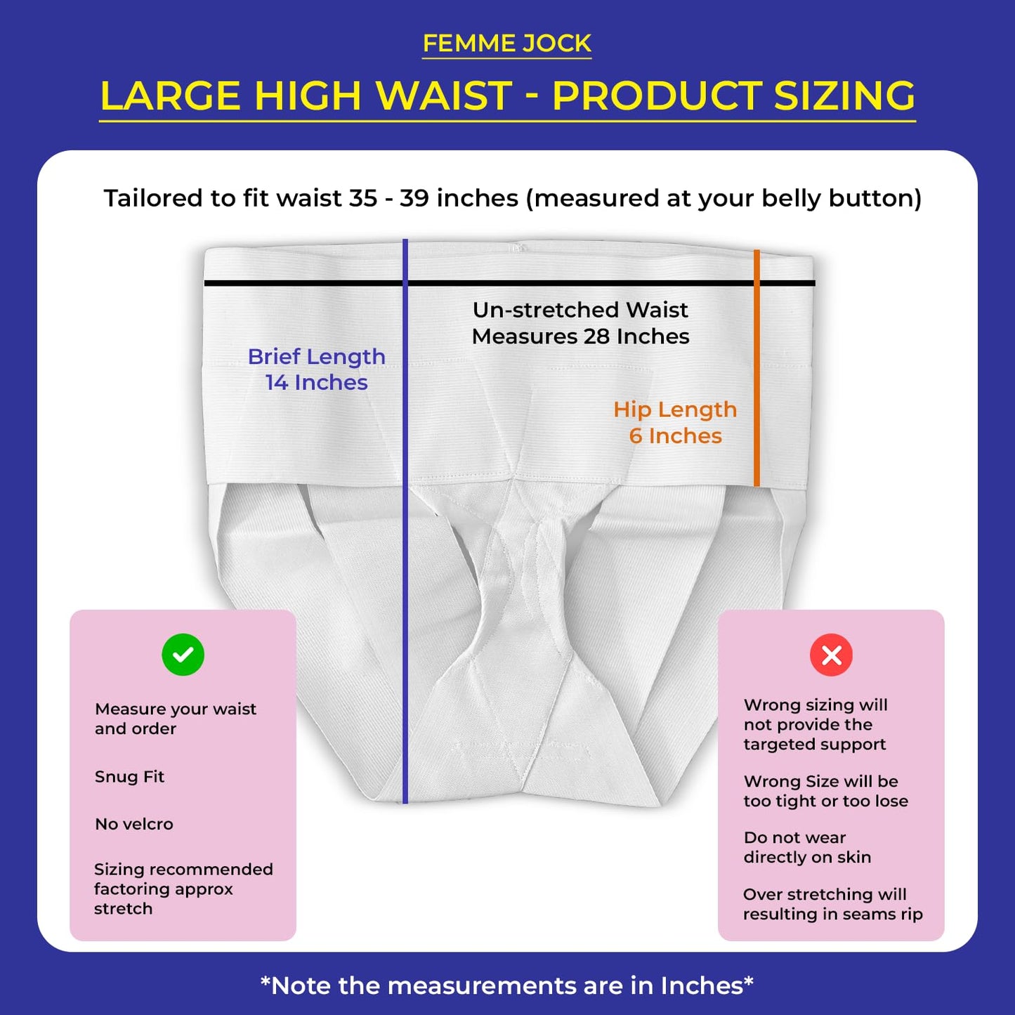 Women's Pelvic Support Belt - Uterus & Bladder Girdle | Postpartum Recovery, Pain Relief | High Waist White (Large)