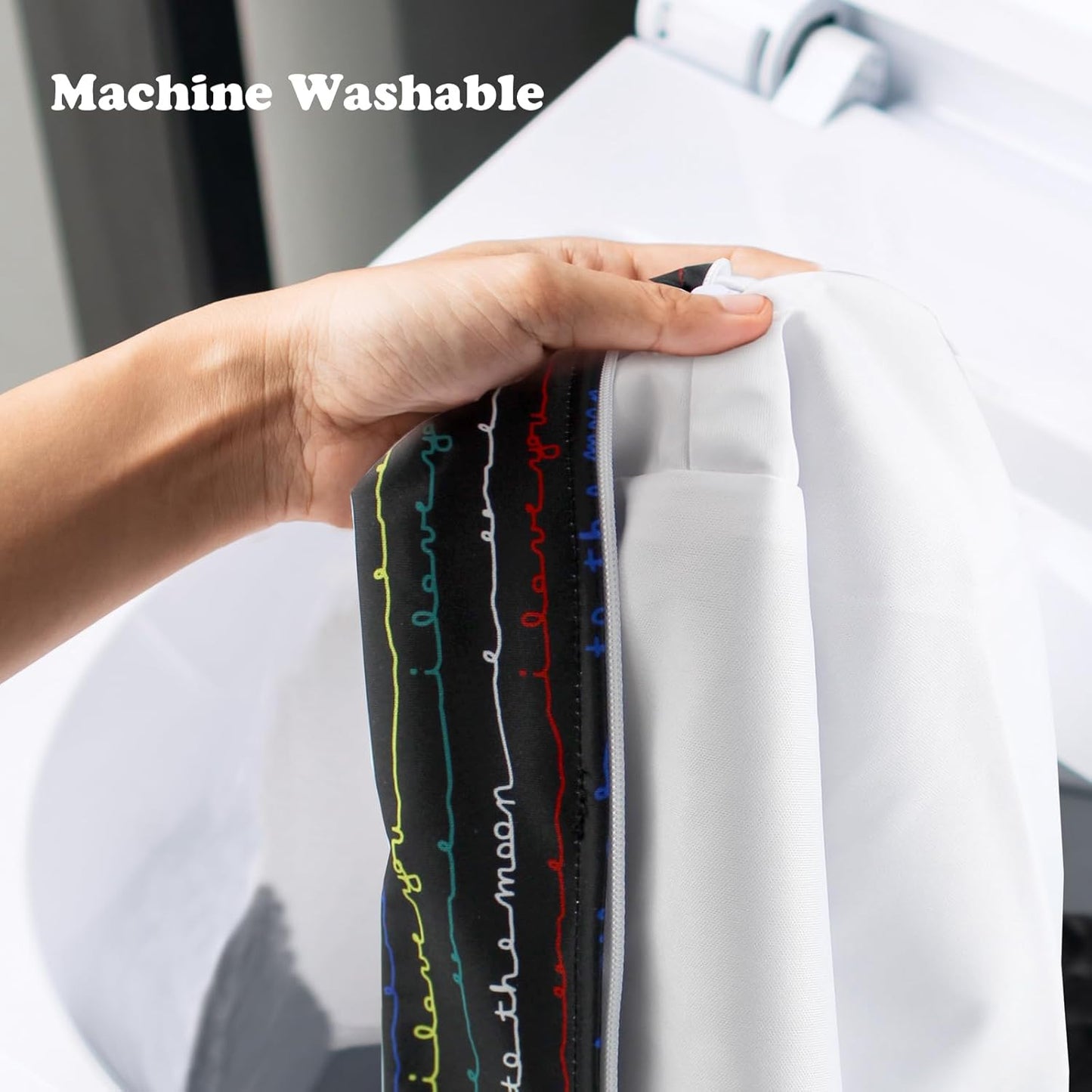 Mama Koala Waterproof Diaper Pods for Baby Items, Cloth Diapers, Swimsuits, Travel, Gym Clothes, Beach, Pump Parts, Toiletries, 2 Pack(DP-Love You)