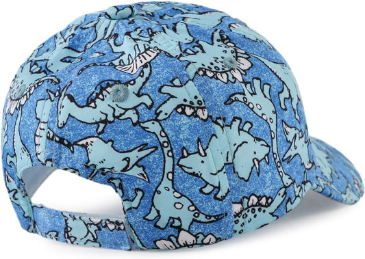 JANGANNSA Dinosaur Boys Girls Caps Embroidery Baby Baseball Caps Cotton Infant Toddler Kids Hat Spring Summer Autumn 2-6Y