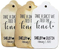 Take a Shot We Tied The Knot Personalized CardStock Favor Tag Sets of 25 Tags (My Medium tag) 1 3/8" x 2 1/2"