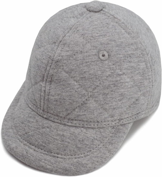 Keepersheep Baby Baseball Cap Infant Sun Hat, Cotton Knit with Soft Brim, Adjustable Soft Newborn Toddler Cap