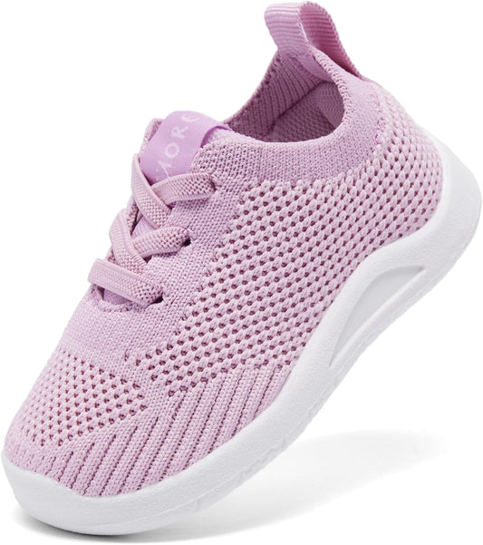 MORENDL Toddler Shoes Baby Walking Sock Shoes Infant Sneakers 0-4 Years Boy Girl Barefoot Tennis Shoe Non-Slip Brethable