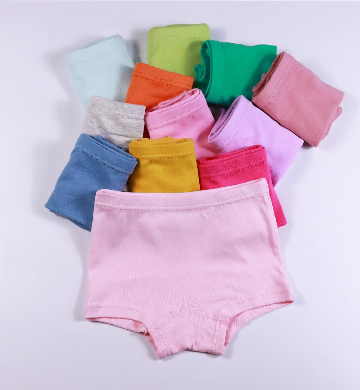 Sladatona Soft Girls Boyshort Panties Cotton Briefs Kids Underwear