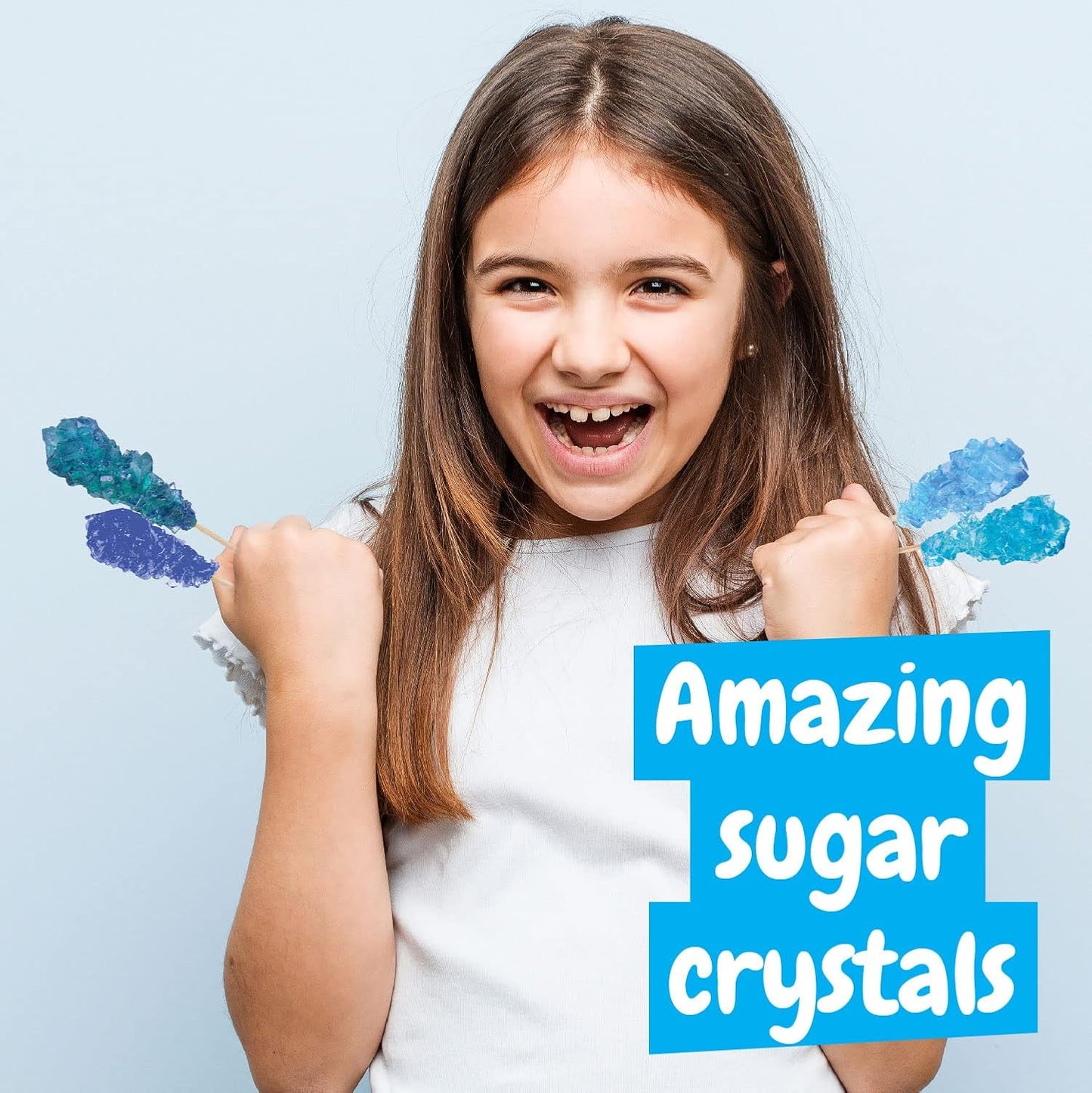 Science4you - Crystal Growing Kit for Kids Age 8+ - Chemistry Set with 10 Science Experiments for Kids Including Growing Crystals and Gem Stones, Geology Gifts for Kids, Science Kits for Kids Age 8