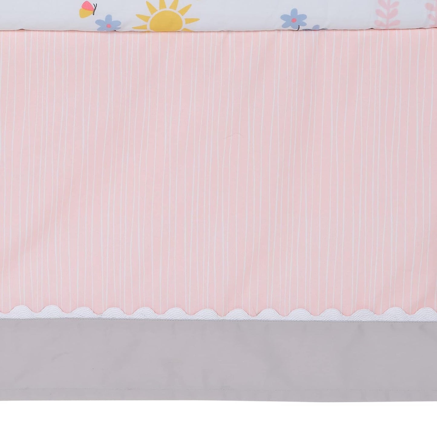 Lambs & Ivy Jazzy Jungle 3-Piece Safari Animals Pink Baby Crib Bedding Set