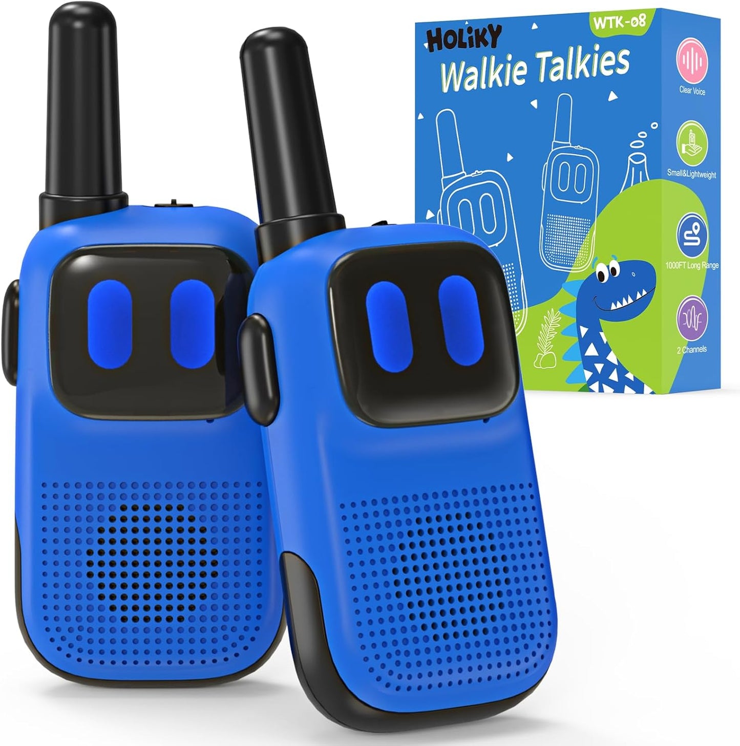 Toys for Ages 5-7 Boys Girls, Walkie Talkies for Kids 1000FT Range 2 Channels 2 Way Radio Toy Christmas Birthday Gifts for Girls Boys Ages 3 4 5 6 7 8 9 Camping Hiking Outdoor Games