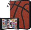 Trading Card Binder 9 Pocket - Basketball Card Binder with Sleeves 900 Double Sided Pockets Sports Trading Cards Album Cards Holder Protectors Set Fit for Game Cards, Sports Cards