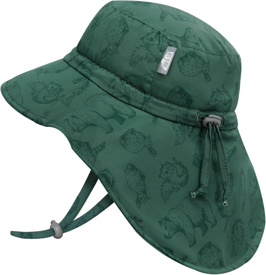 JAN & JUL Summer Adventure Wide Brim 50+ UPF Quick-Dry Sun-Hats for Kids
