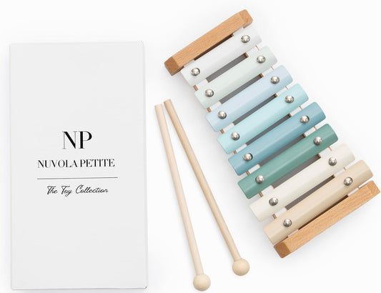 Xylophone-Neutral Colors Toddler Toys-Aesthetic Kids Musical Instrument-Montessori Toys-Modern Boho Xylophone for Kids Playroom-Gender Neutral Baby Gifts-Wood Xylophone-Baby Xylophone Toy-Wooden Toy