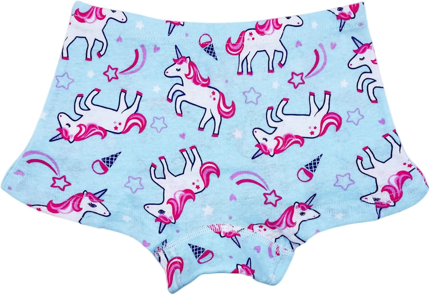 Cczmfeas Girls Hipster Cotton Underwear Boyshort Panties 6 Pack