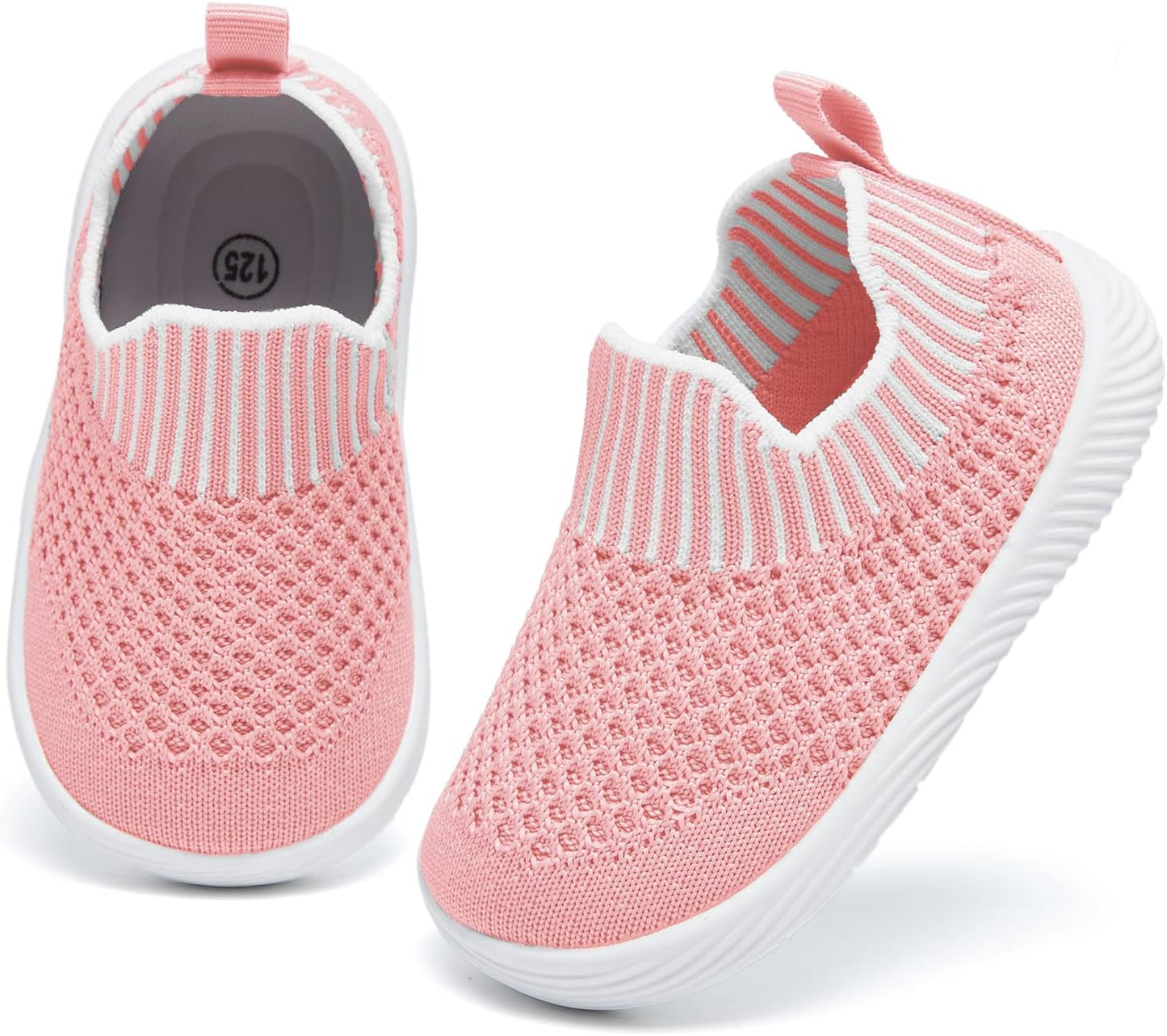 MORENDL Baby Toddler Walking Socks Non-Slip Breathable Unisex Casual Sneakers