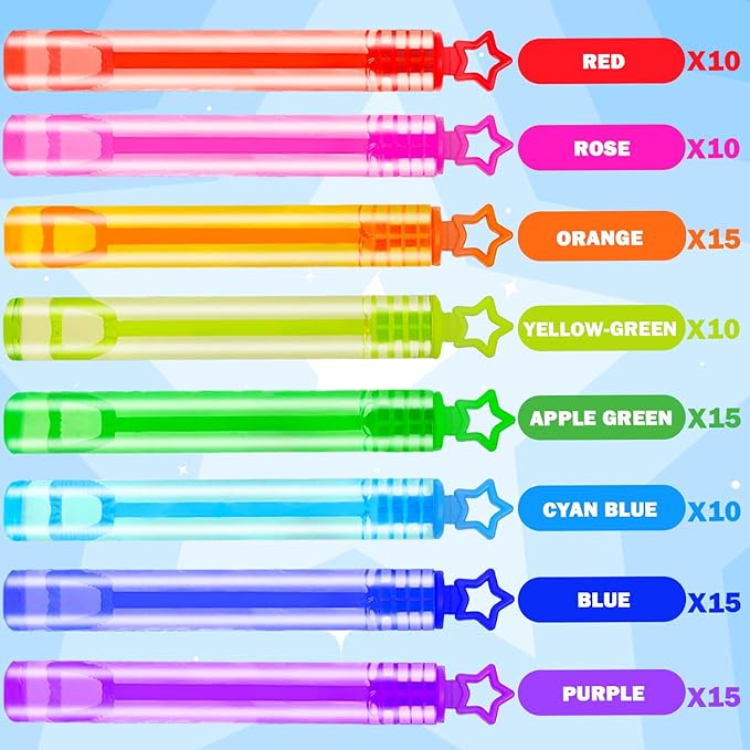 Bulk Mini Bubbles Party Favors for Kids 100-300 Pack, Small Halloween Birthday Pinata Goodie Bag Stuffers Fillers Non Candy Treats for Toddlers, Bulk Toys Prizes Rewards for Carnival Games, Wedding