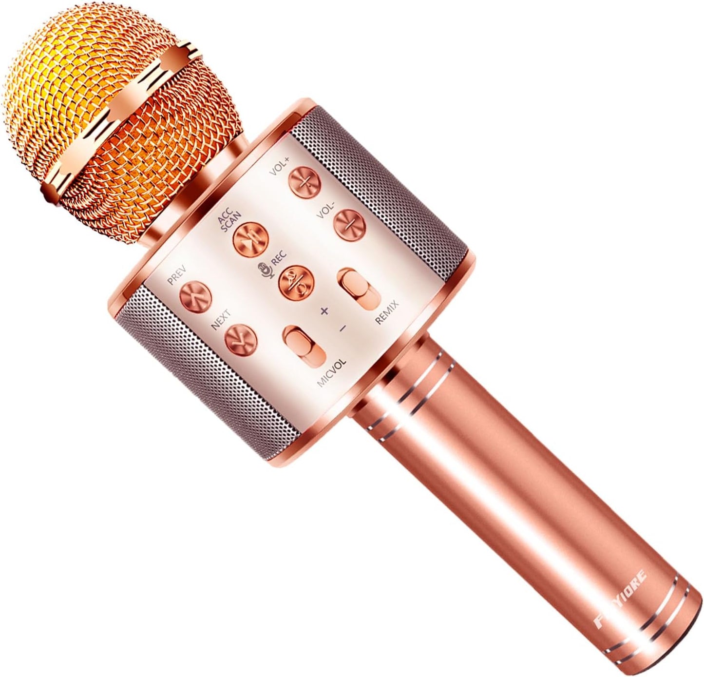 Microphone for Kids Voice Change Karaoke Microphone Kids Girl Gifts Handheld Wireless Bluetooth Microphone Home Party Favor Mic Microphones Kids Christmas Birthday Gifts