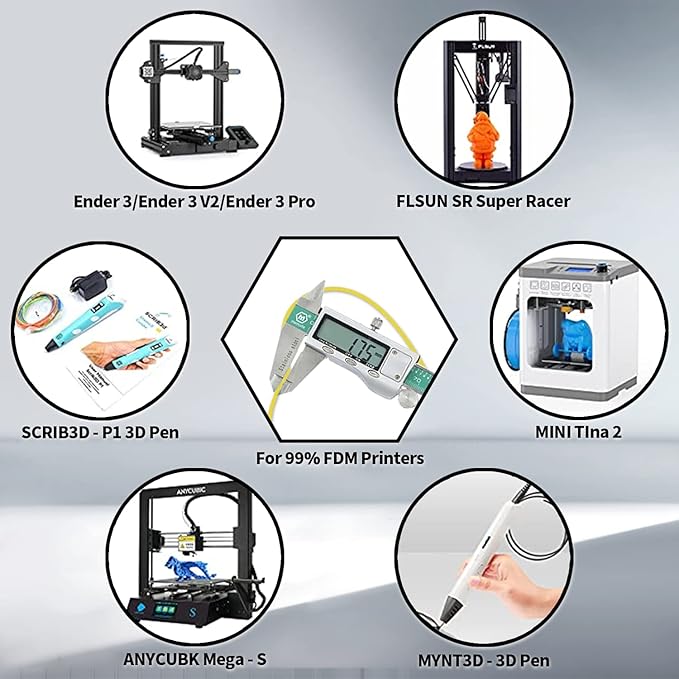 PLA Filament, Matte PLA, 3D Printer Filament, PLA Filament 1.75mm Dimensional Accuracy +/- 0.02mm, 1KG Spool (2.2 lbs), Fit Most FDM Printer (Matte Yellow)