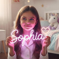 Custom Neon Signs for Wall Decor, Customized Name Light Sign for Wall, Led Signs Birthday Gifts for Loved One Kids Boys Girls, Neon Light Up Sign