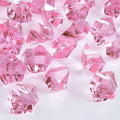 Babenest Acrylic Crushed Ice Rocks, 150 PCS Fake Crystals Plastic Ice Cubes Diamonds Gems for Vase Fillers, Home Decoration, Table Scatter, Event, Wedding, Arts & Crafts (Pink)