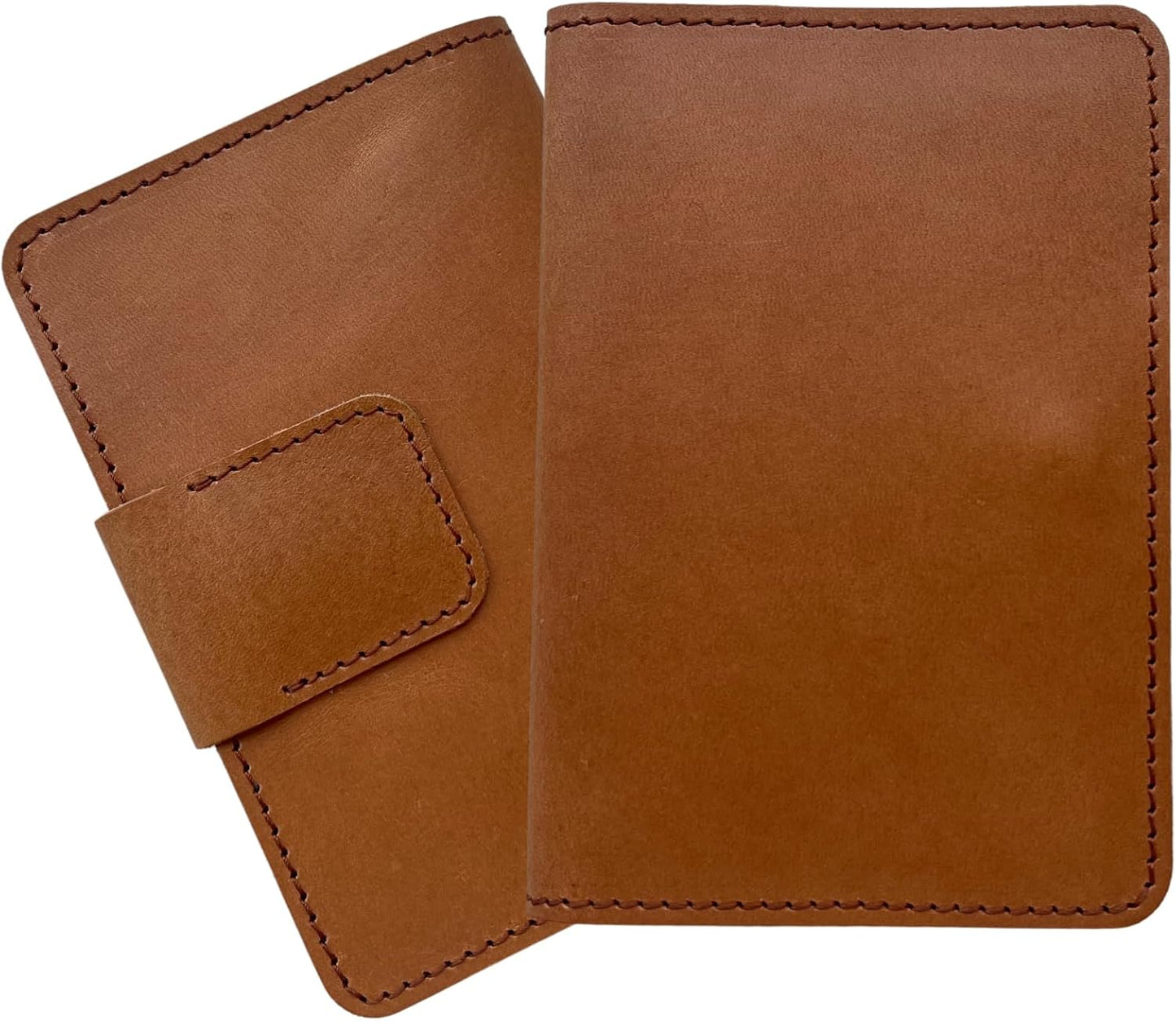 CITYSHEEP Passport Wallet With Airtag Slot - Family Holder for 4 Passports. Tan Color