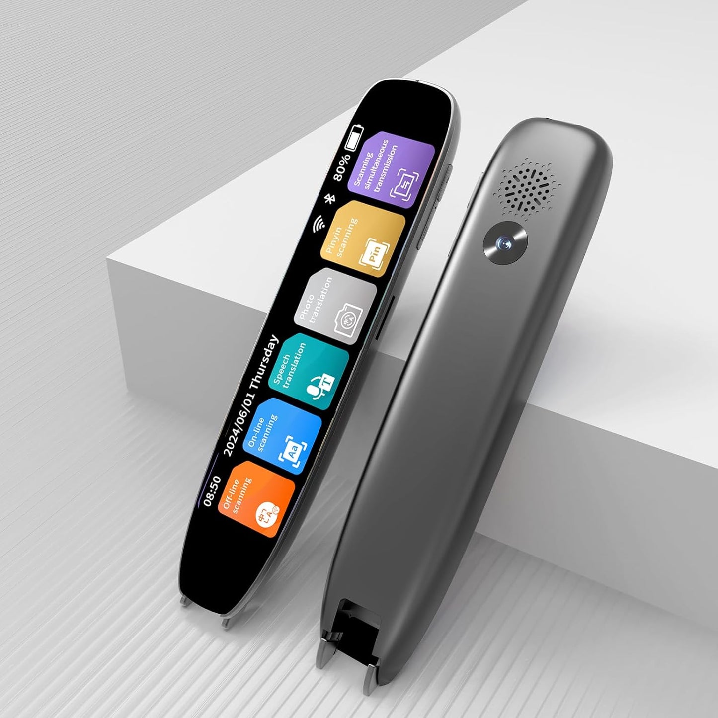 Language Translator Pen with OCR Scanning, Traductor Pen Supporting 142 Languages,Text to Speech Translation Pen,Reading Pen for Dyslexia with Text Extract, Ideal for Students and Adults