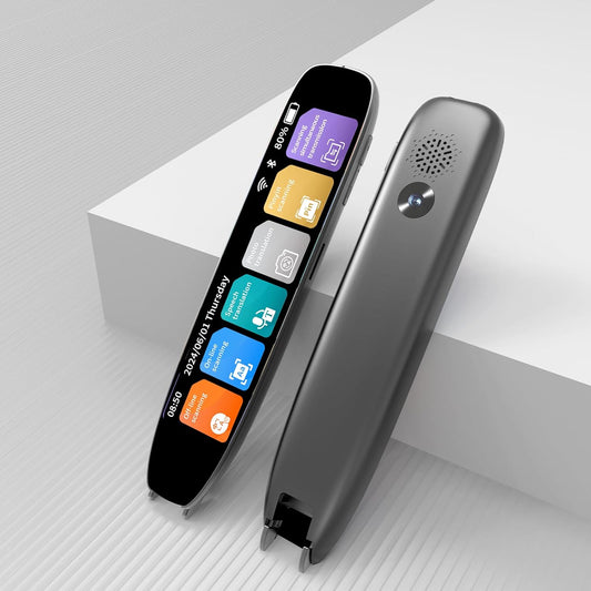 Language Translator Pen with OCR Scanning, Traductor Pen Supporting 142 Languages,Text to Speech Translation Pen,Reading Pen for Dyslexia with Text Extract, Ideal for Students and Adults