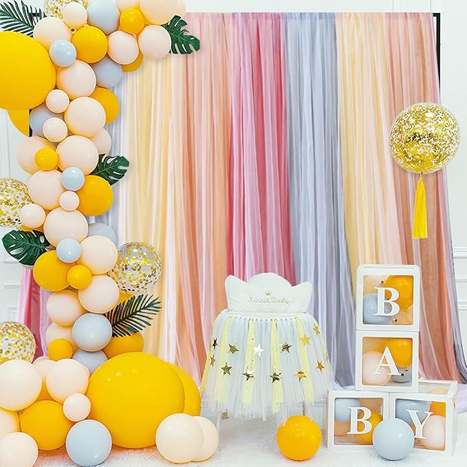 Fomcet 8FT x 8FT Backdrop Stand Heavy Duty with Base, Black Portable Adjustable Pipe and Drape Backdrop Stand Kit, Square Metal Arch Party Frame for Wedding Birthday Parties Banquet Decorations