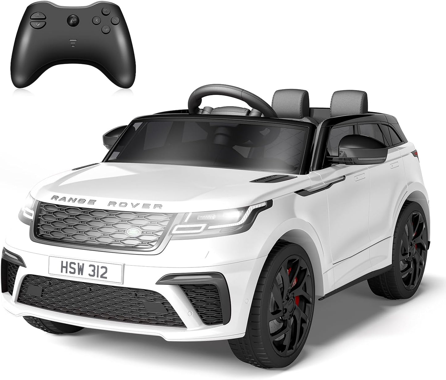 Kids Ride On Car with Remote, Licensed Land Rover Electric Car, Ride On Toys for Kids 3-8 with Mp3 Player, Rocking, Pull Rod
