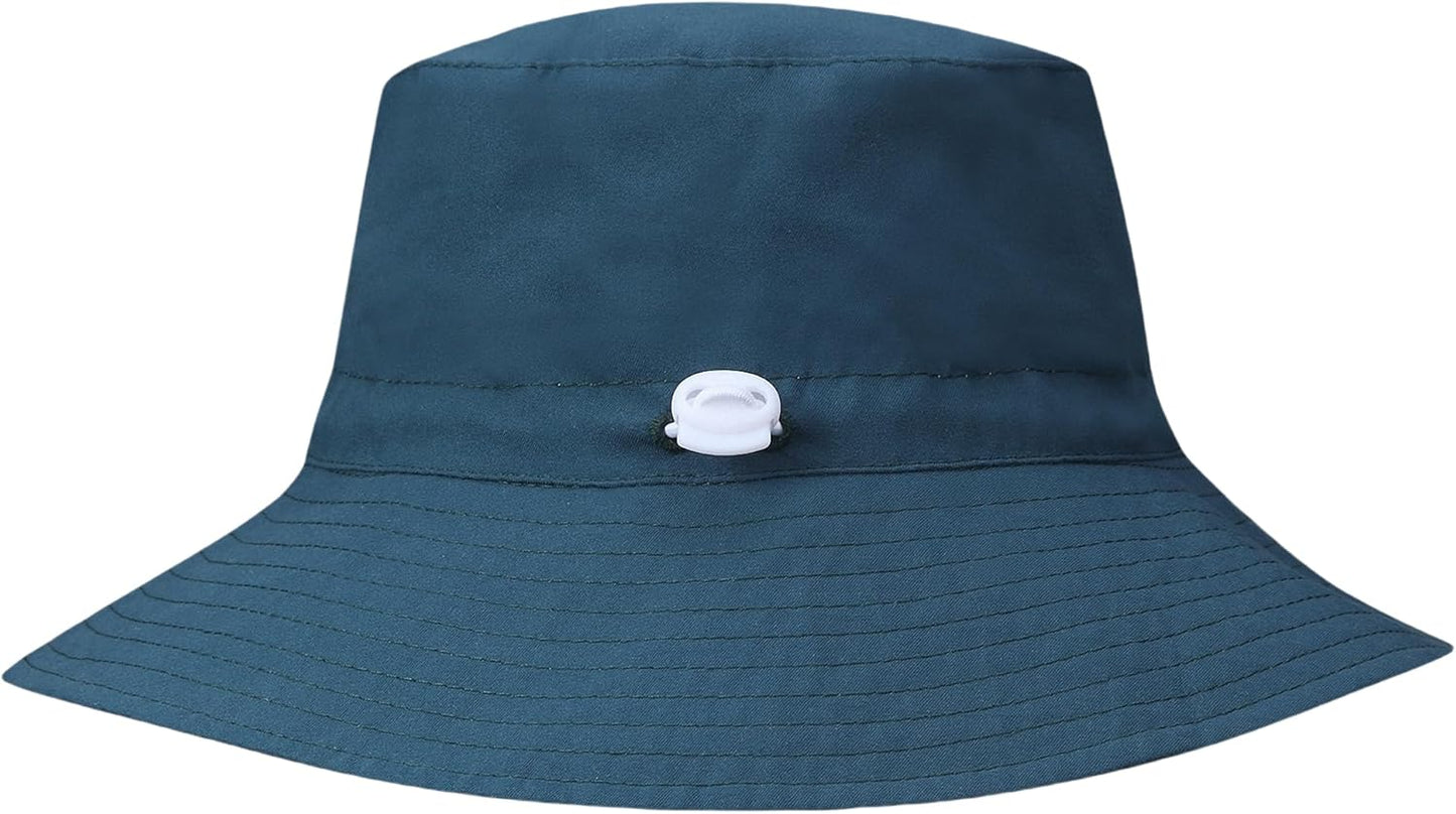 55cube Toddler Sun Hat Beach Bucket Hat for Girls Boys Toddlers
