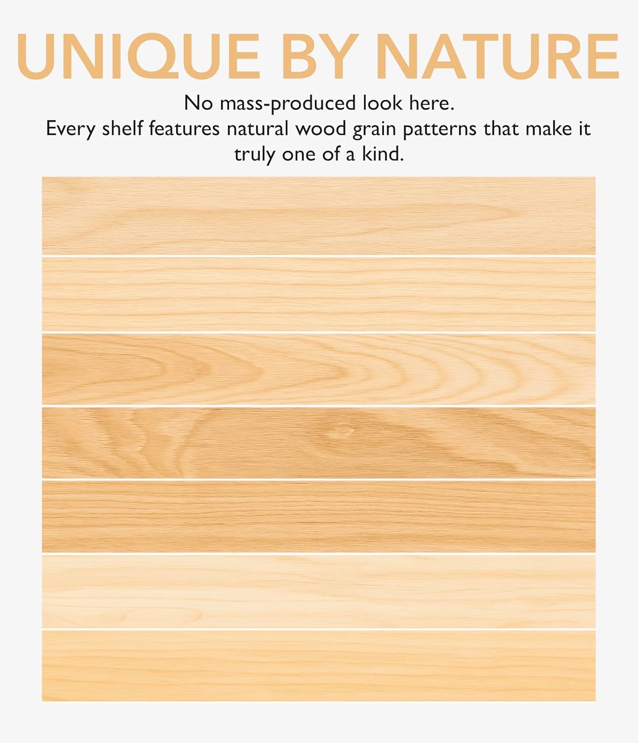 BINGY Nursery Book Shelves - Set of 2 Wall Shelves with Hooks for Clothes - 2-Tier Nursery Bookshelves Made from Solid Wood - 15.71" x 4.8" x 5.5" - Natural Wood