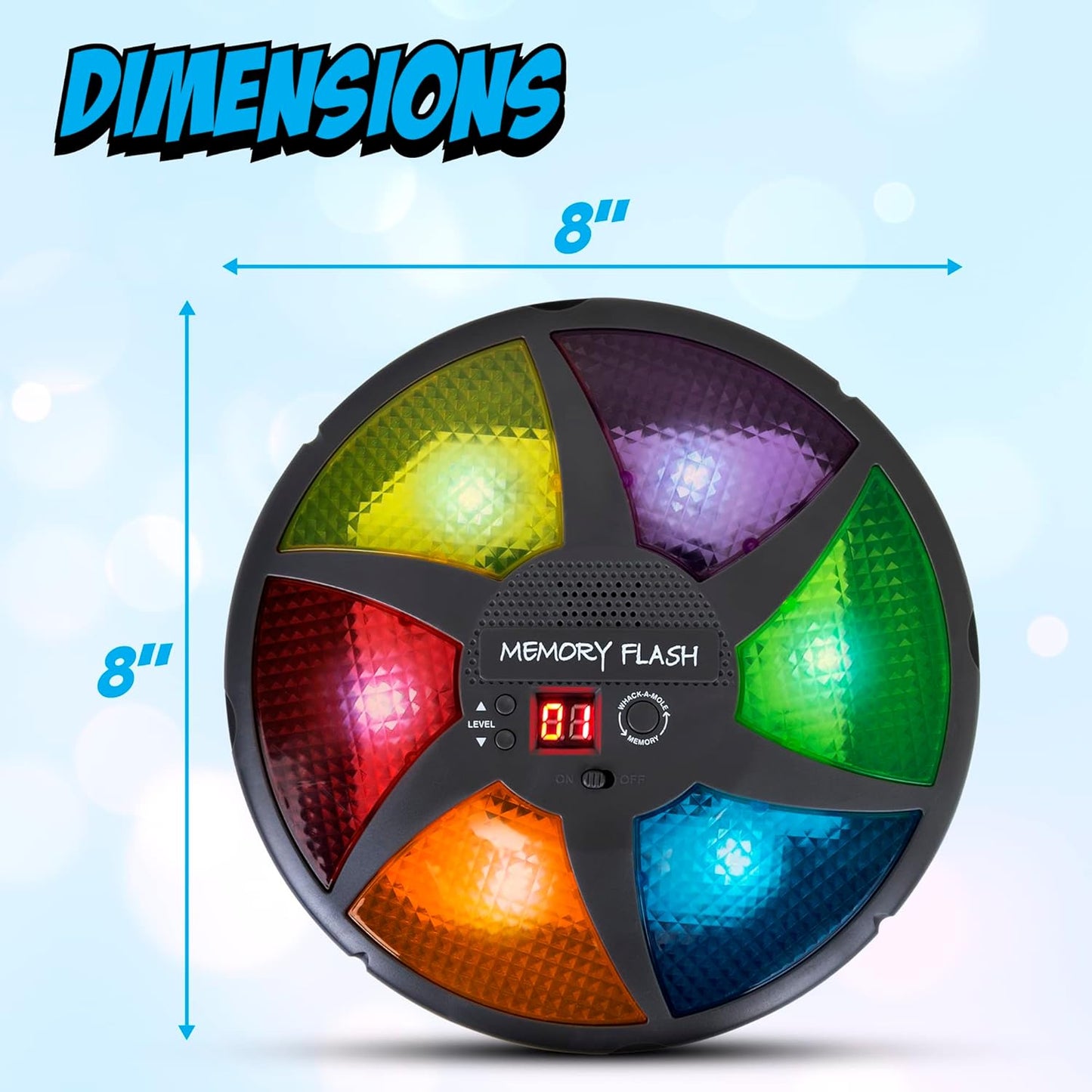 Point Games Handheld Memory Game, Kids Electronic Games, Sequence Fun for Kids with Lights & Sounds, Brain Challenge for Boys & Girls Ages 8+