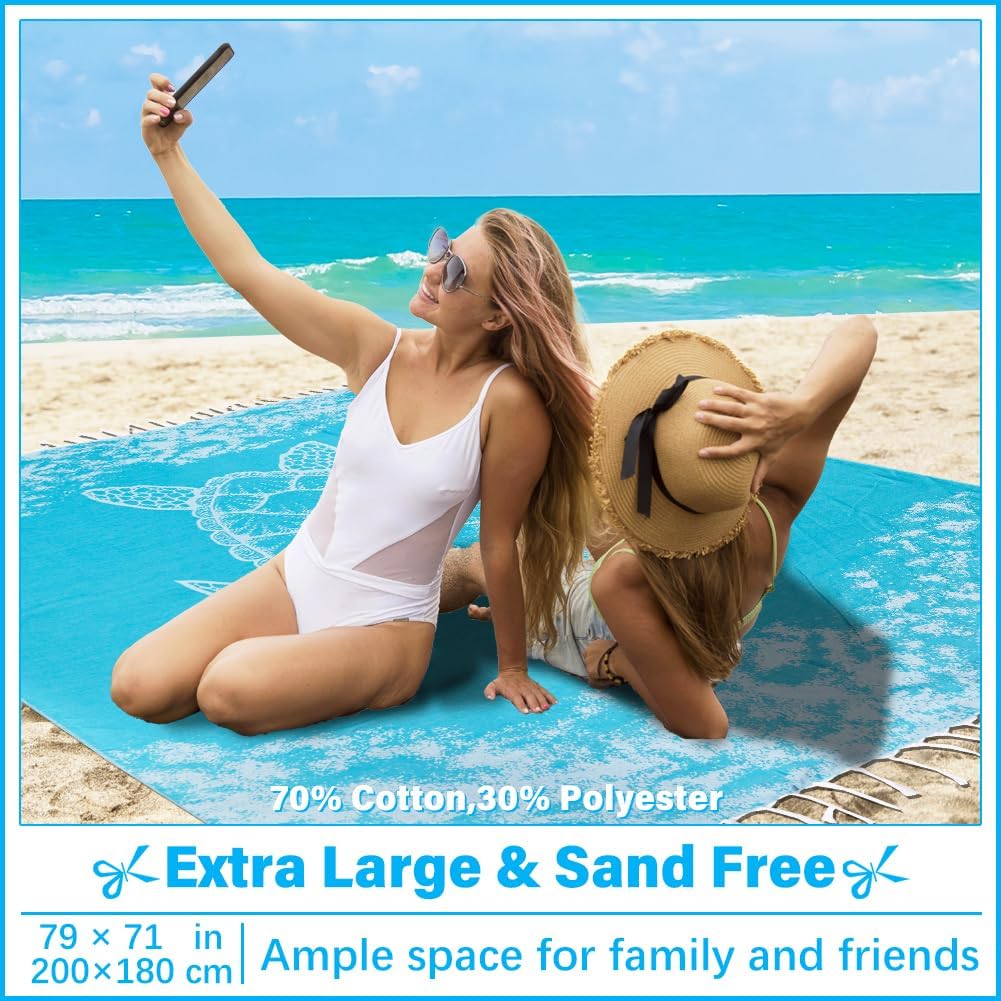 Oversized Turkish Beach Towel Blanket XXL Cotton Sandproof Towels Boho Woven Extra Large Big Sand Free Giant Throw Thick Blankets Huge Quilt XL Picnic Camping Necessities Cloud For Adult Gifts