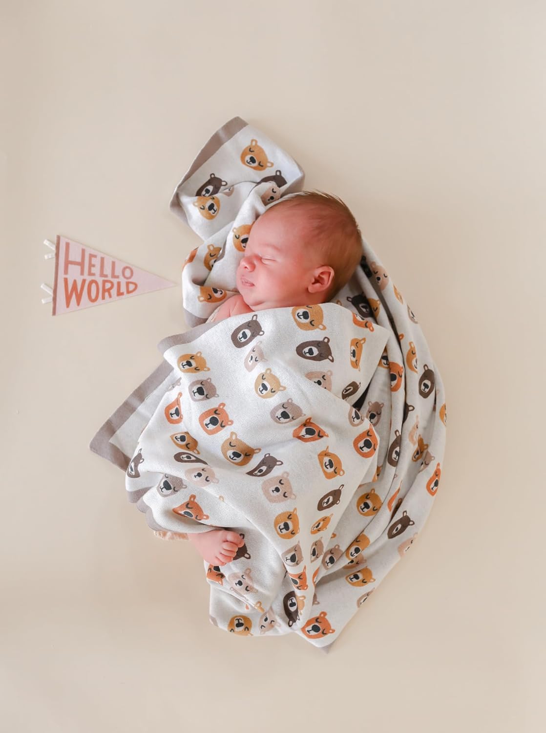 Lucy Darling Petit Milestone Pennants – Baby Monthly Milestone Pennant Flags – Newborn Photo Props & Felt Nursery Decor – Keepsake Banner Set for Baby Photos - Blushing Meadow