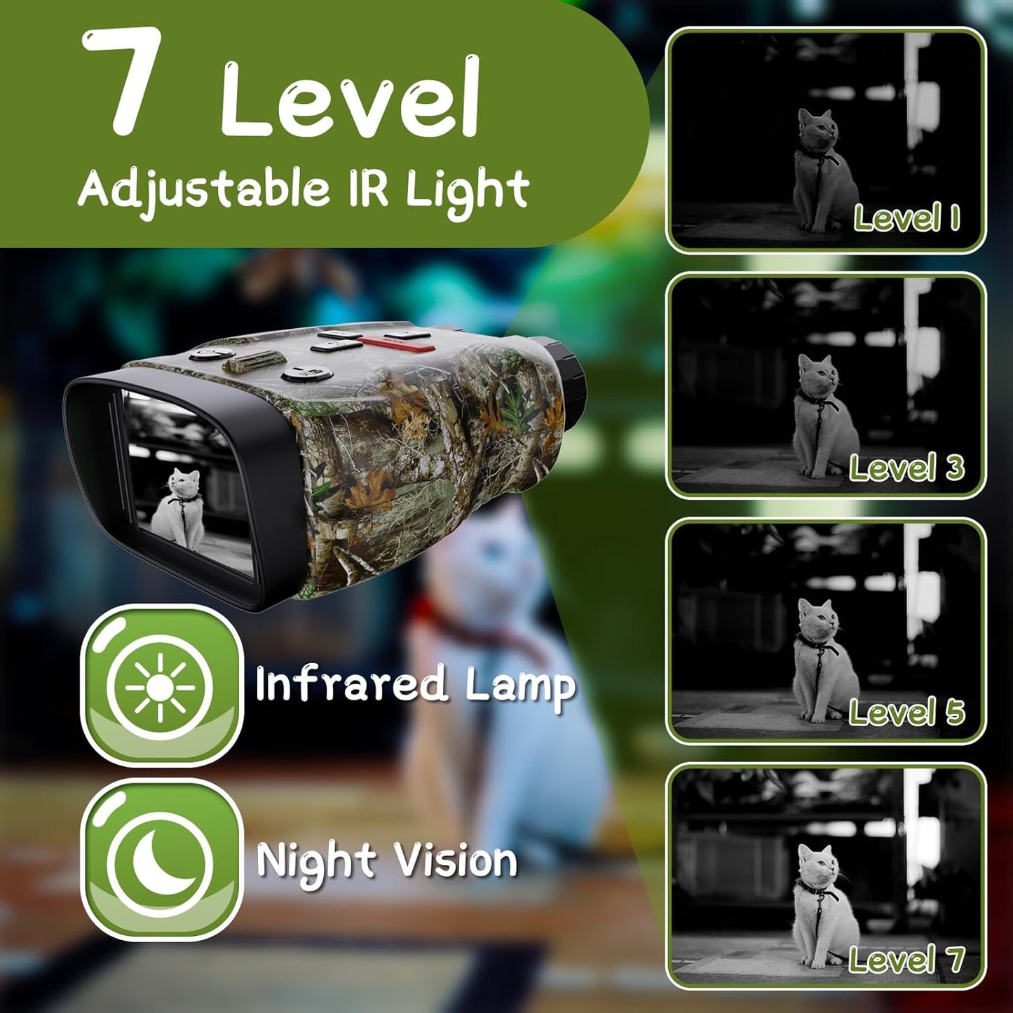 Night Vision Goggles for Kids Gifts with 32GB Card,Birthday Ideas Present 5X Zoom Kids Camera Night Vision Binoculars