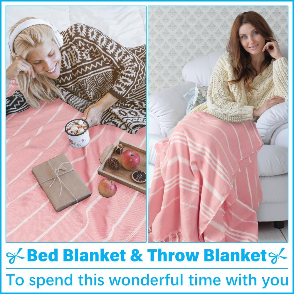 Oversized Turkish Beach Towel Blanket XXL Cotton Sandproof Towels Boho Woven Extra Large Big Sand Free Giant Throw Thick Blankets Huge Quilt XL Picnic Camping Necessities Cloud For Adult Gifts