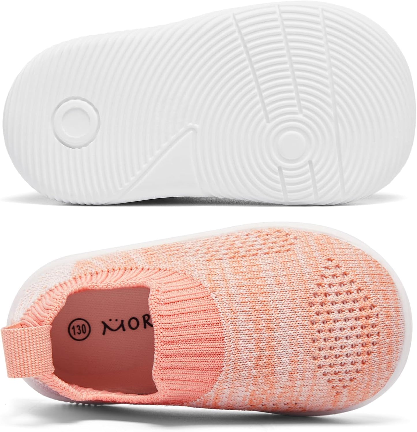 MORENDL Baby Toddler Walking Socks Non-Slip Breathable Unisex Casual Sneakers